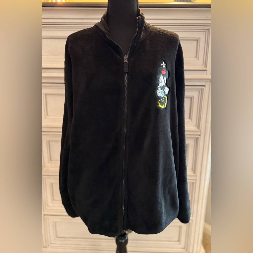 Disney Black Fleece Jacket Disney Fleece Jacket - Minnie Mouse